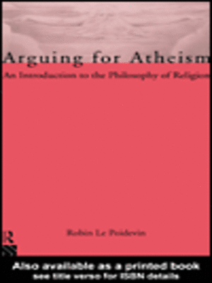 cover image of Arguing for Atheism